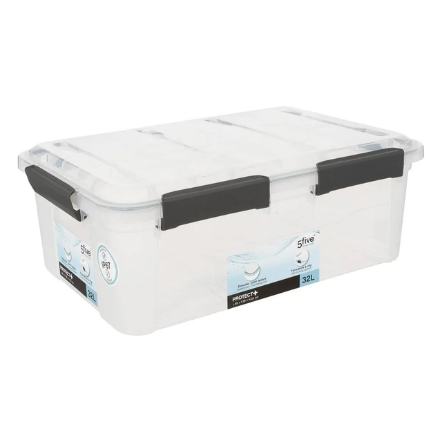 Vízálló tárolódoboz fedéllel, 32 l