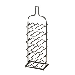 Fém borosüveg állvány BOTELLA, magassága 91 cm