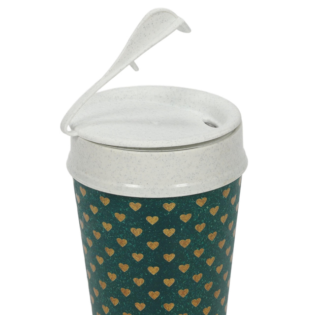 ISO TO GO kávés pohár, 400 ml, geometrikus minta, KOZIOL