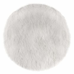 Kerek gyerek szőnyeg FUR, Ø 90 cm