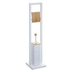NATURELO toalettkefe WC papírtartóval, 2 az 1-ben