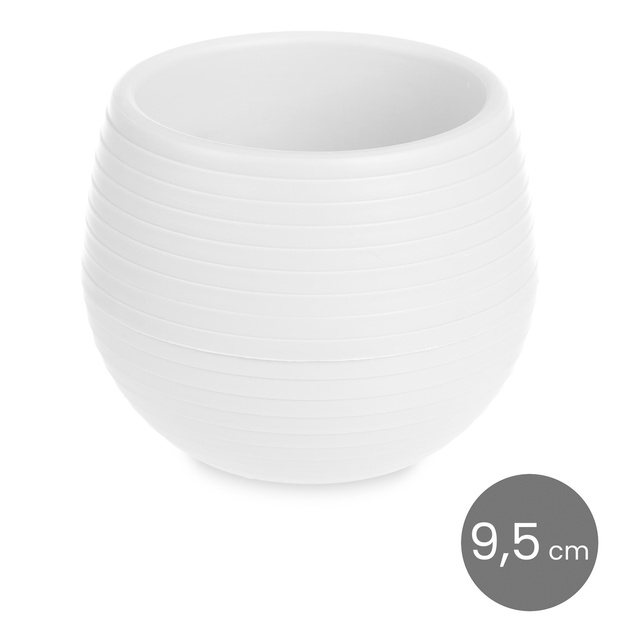 Öntözőcserép, műanyag, 3 darab, Ø 10 cm