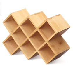 BAMBOO fűszertartó 10 üveghez, 7,5 x 24,5 x 17 cm