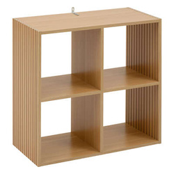 Nyitott alacsony polc TASSO, 68,5 x 32 x 68,5 cm