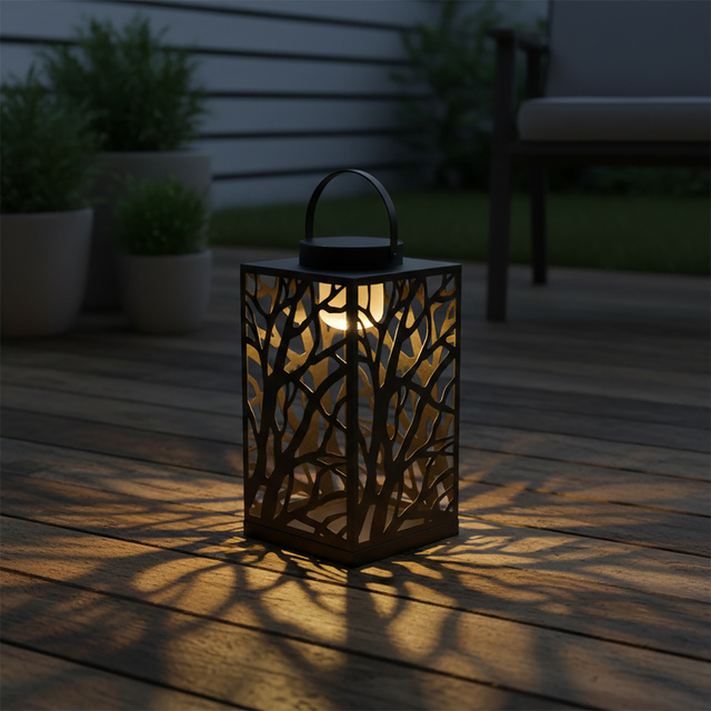Áttört LED lámpa, 38 cm