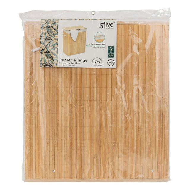 Bambusz szennyestartó BAMBOO, 100 l