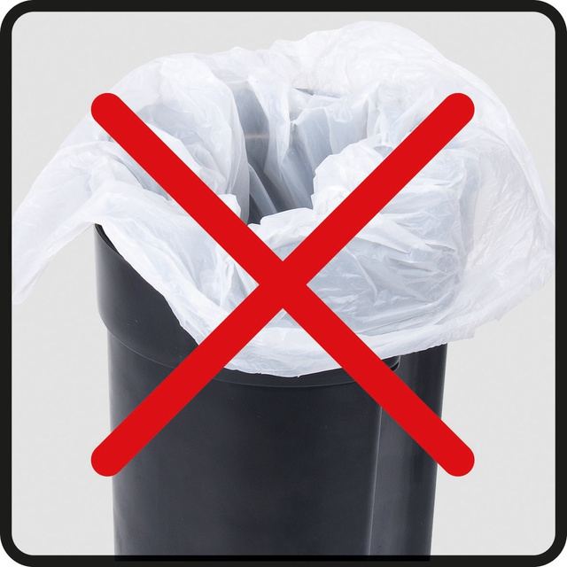 Modern fürdőszobai szemetes pedállal, 3 l, WENKO