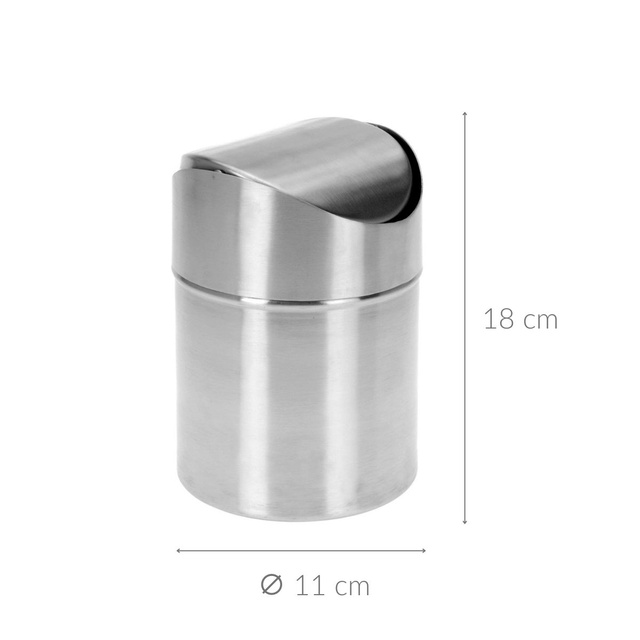 Fém fürdőszobai kosár MINI - 1 l