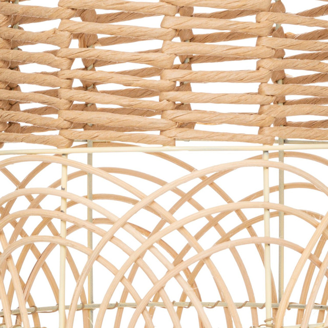 Rattan fonott dekoratív váza, 55 cm