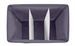 TRIVO GREY mosószeres tároló - 116 liter, WENKO, szürke