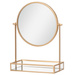 GEMMY kozmetikai tükör tálcával, Ø 20 cm