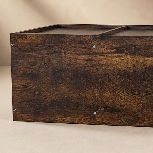 PORTA cipőtartó ülőkével, 103 x 30 x 46 cm, sötétbarna