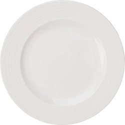 Lapostányér, porcelán, fehér, Ø 27 cm