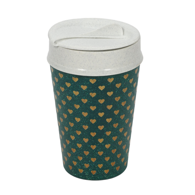 ISO TO GO kávés pohár, 400 ml, geometrikus minta, KOZIOL