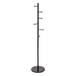 Kabáttartó állvány BLACKMARBLE 6 fém kampóval, 173 cm
