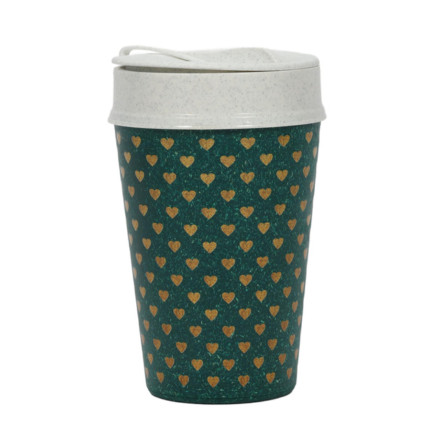 ISO TO GO kávés pohár, 400 ml, geometrikus minta, KOZIOL