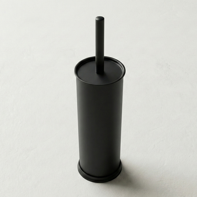 WC kefe tartó STAV, magasság 38 cm, fekete