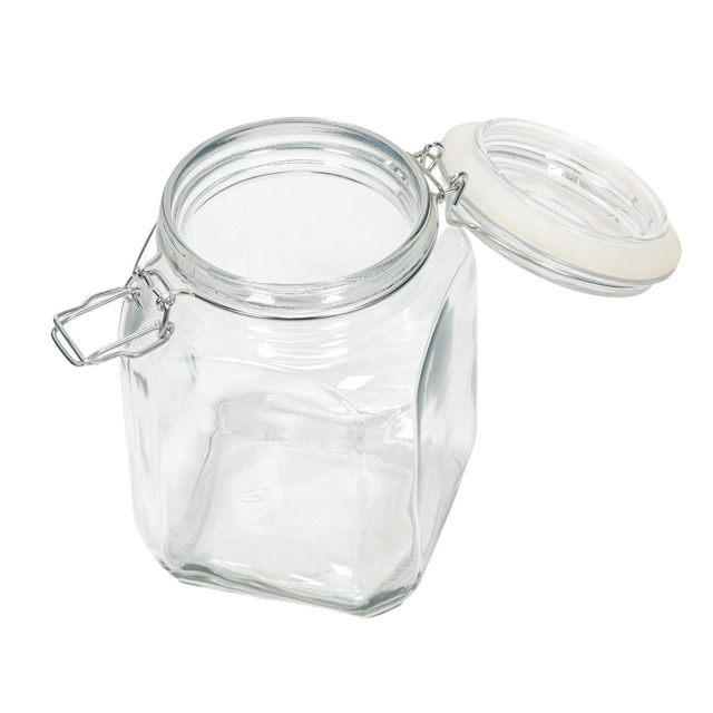 Zárható fedeles üveg, 1,2 l