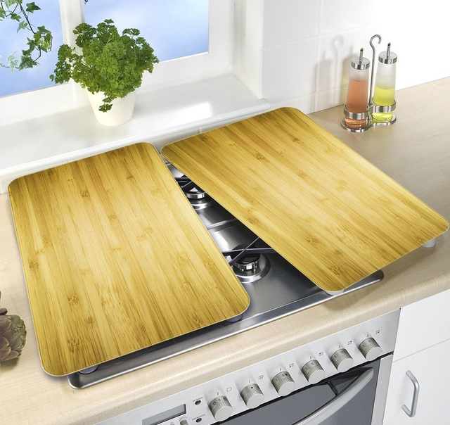 Üveg védőlapok FA HATÁSÚ a tűzhelyhez – 2 db, WENKO