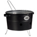 BBQ grill lábakkal és fogantyúkkal, 42 x 35 x 21 cm