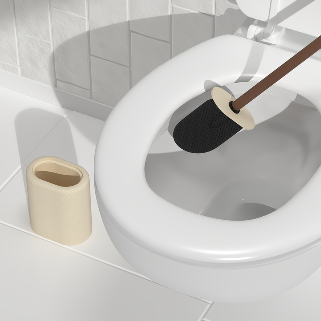 ARGILEO szabadon álló WC-kefe, 12 x 7,6 x 39 cm