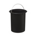 MODERN bambusz fedeles fürdőszobai szemetes, 3 l