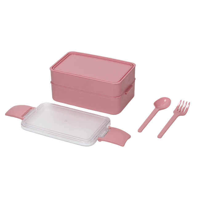 Kétkamrás ebédlődoboz, 18 x 10 x 8,5 cm