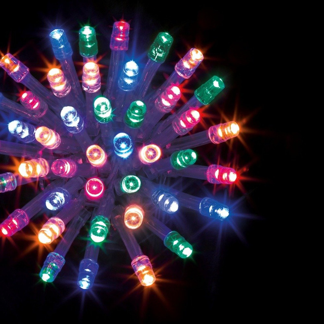 Karácsonyi díszvilágítás, 200 LED.
