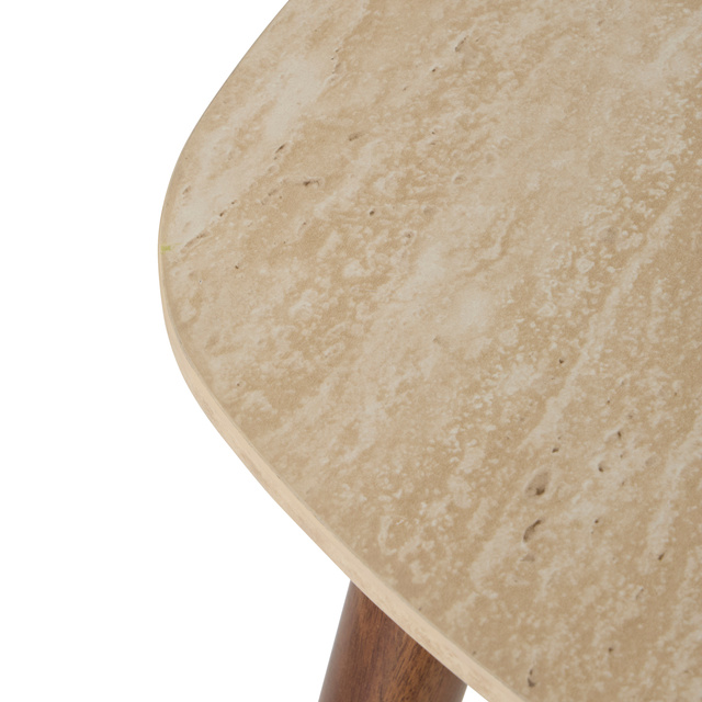 3 darabos MILEO dohányzóasztal-készlet, max. magasság 60 cm, MDF