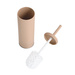 WC-kefe fém tartóval BRASS TONE, Ø 9,7 cm