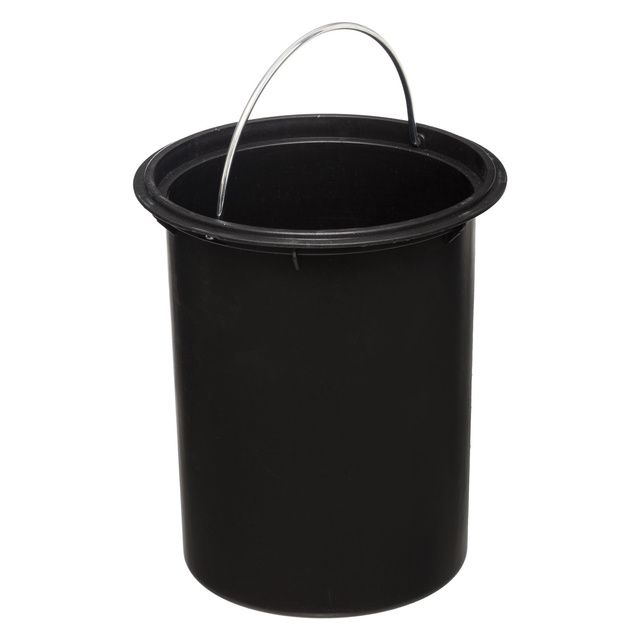 Modern bambusz fedeles fürdőszobai szemetes, 3 l