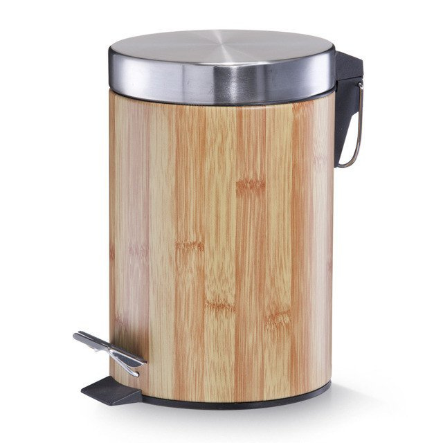 BAMBOO fürdőszobai kosár, szemetes - 3 l, ZELLER, bézs