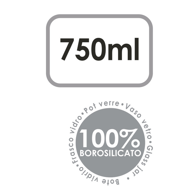 VIVAD dugóval ellátott olívaolaj üveg, 750 ml