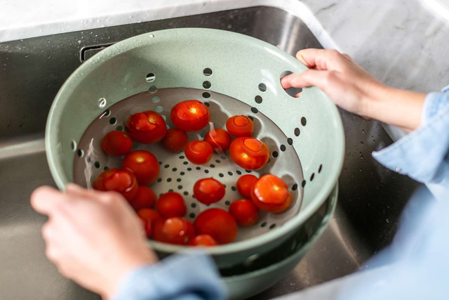 Durszlák 5 l. PALSBY L ORGANIC, KOZIOL, organikus zöld