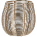 Fém tealight gyertyaállvány, arany színű