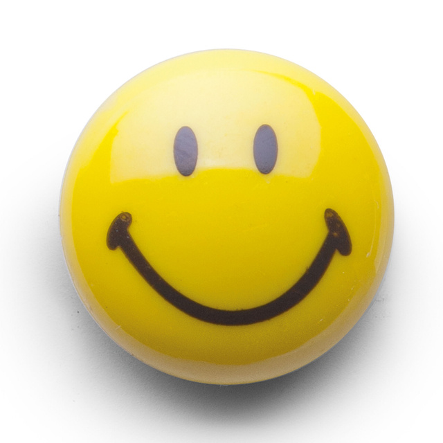 Smiley mágnesek, 6 darab, Ø 3 cm
