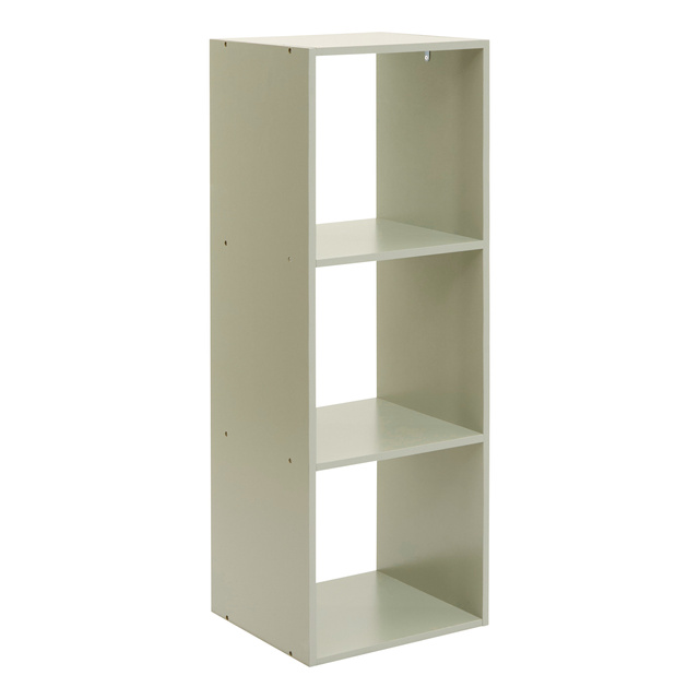 3 rekeszes polcrendszer, 34,5 × 32 × 100,5 cm, zöld