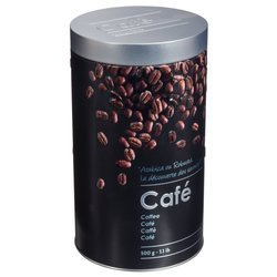 Kávés doboz, 500 g, fém