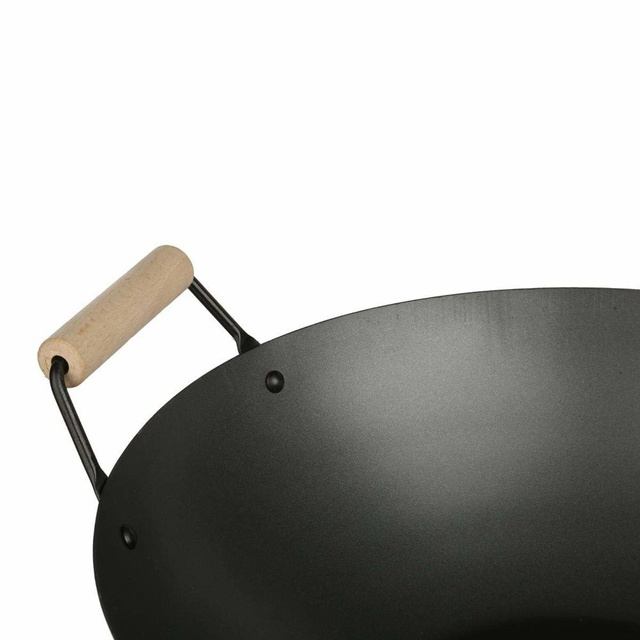 Mély WOK serpenyő fogantyúval, Ø 35 cm