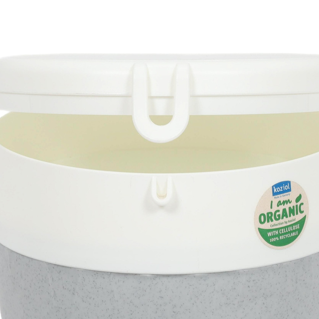 Reggeliző doboz, salátás és öntetes tároló BENTOBOX L, 3 elem, KOZIOL