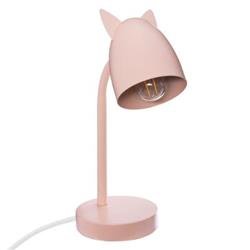 OREILLES ROSE asztali lámpa, fém, rózsaszín, fehér színű